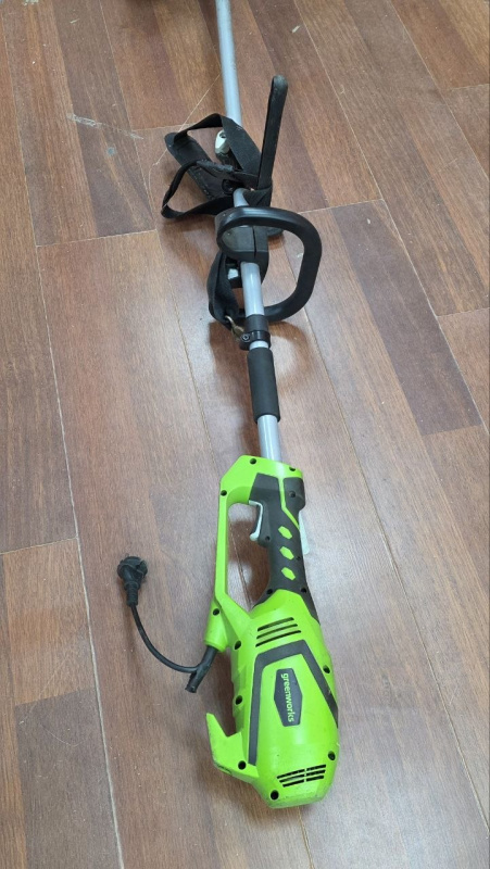 Электротриммер greenworks 1200v
